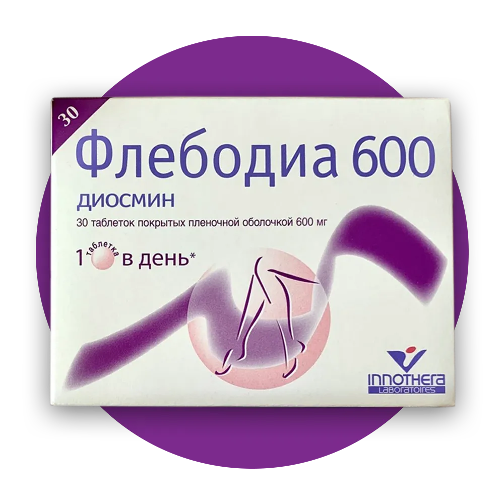 Флебодиа 600 60 Шт Купить